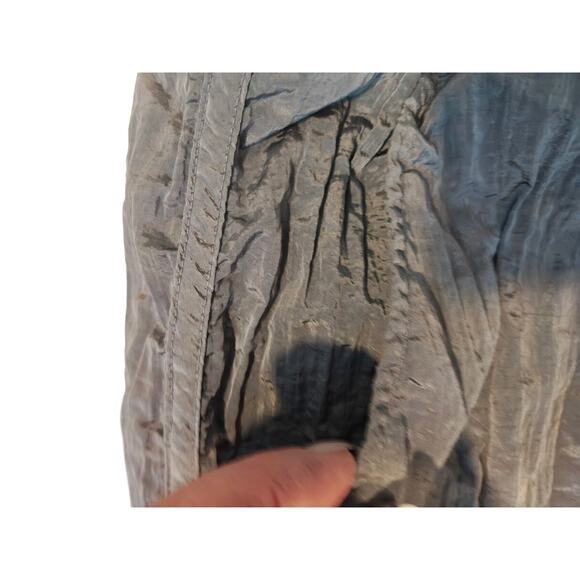 GapFit Women XL G Sprint Mid-Rise Dry Wicking Running‎ Shiny Gray Shorts Pockets - Picture 4 of 7